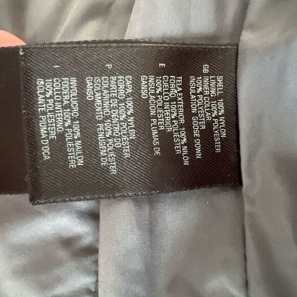 THE NORTH FACE Women Sz XS Aconcagua 550 Down Jacket Ivory/Gray Puffer - Picture 13 of 16